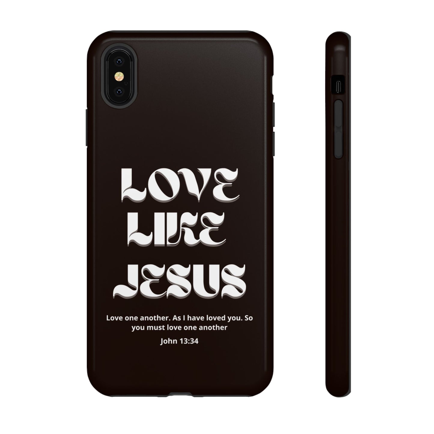Love Like Jesus dark brown case