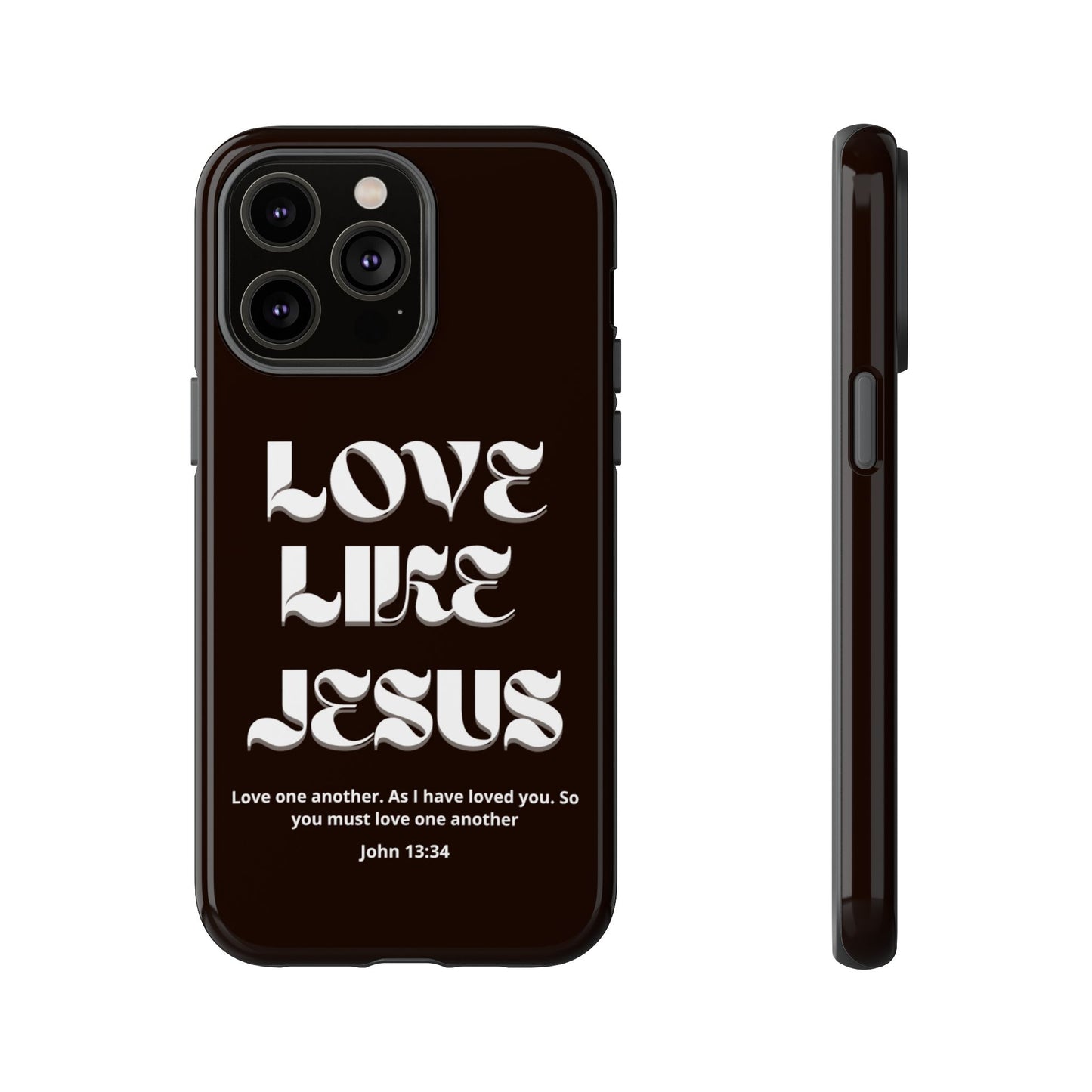 Love Like Jesus dark brown case