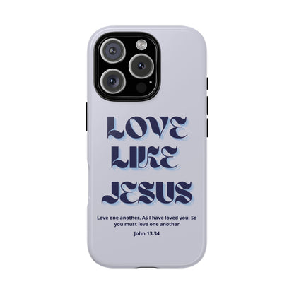 Love Like Jesus Blue Case