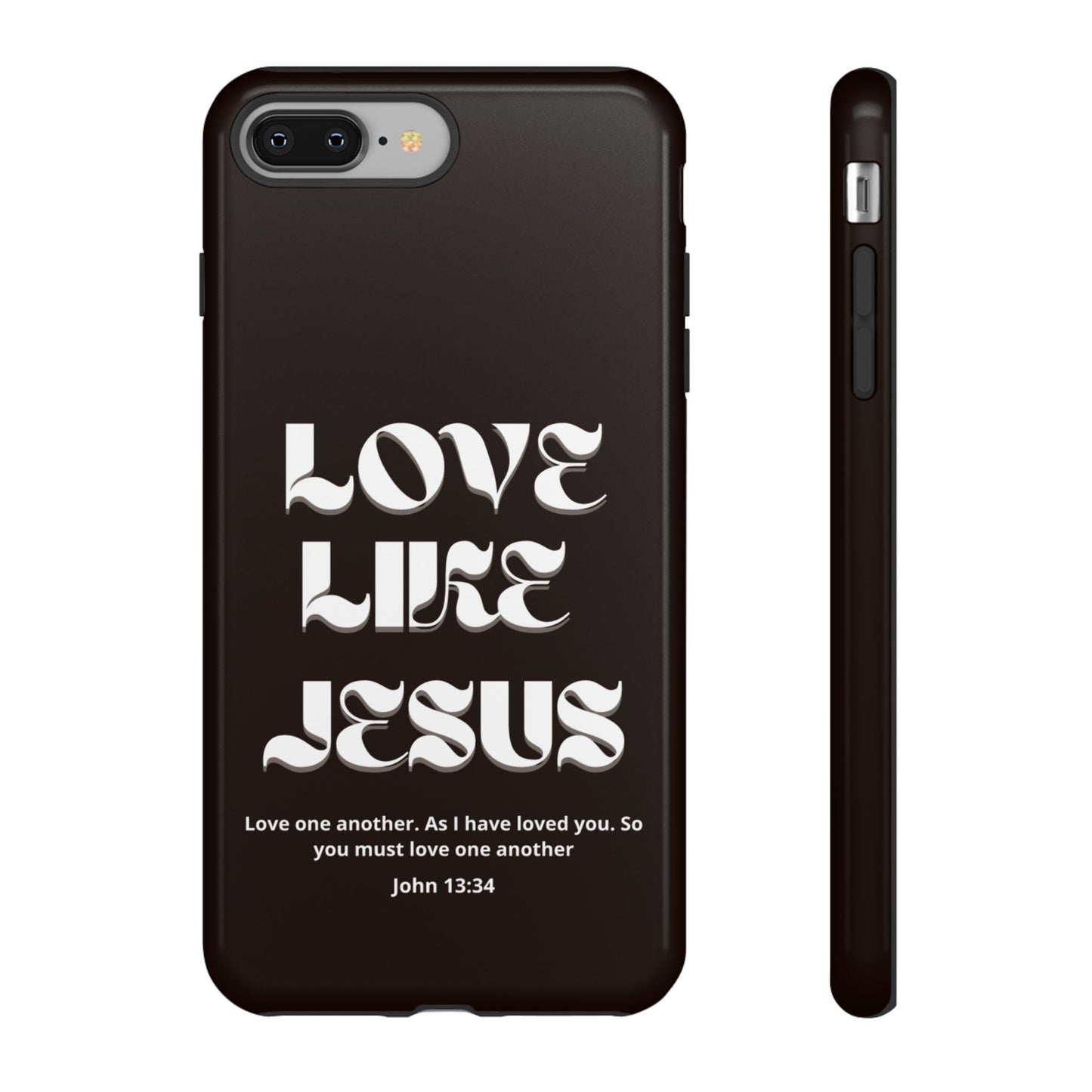 Love Like Jesus dark brown case