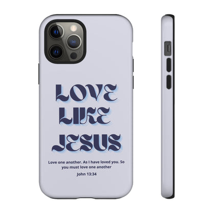 Love Like Jesus Blue Case