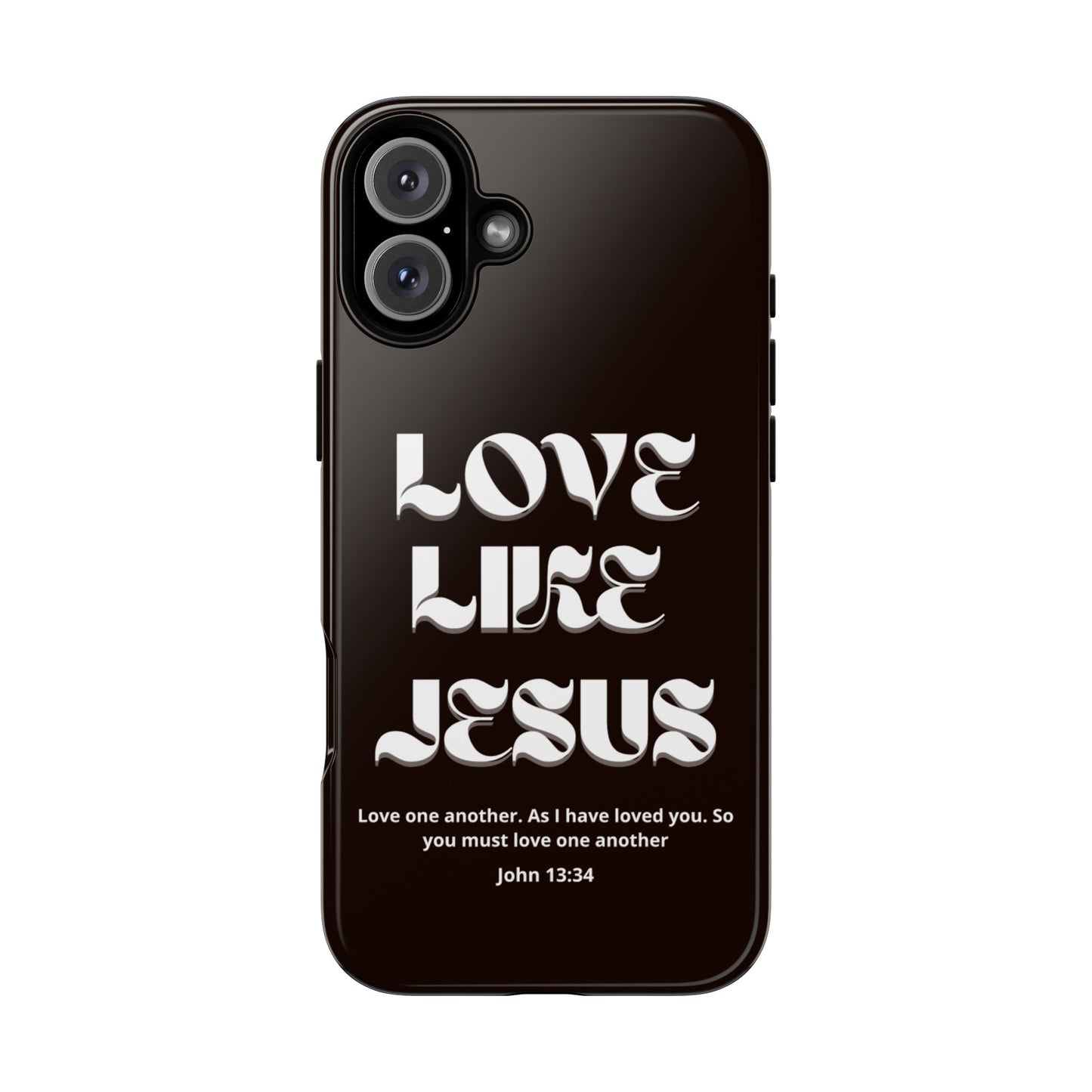 Love Like Jesus dark brown case