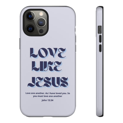 Love Like Jesus Blue Case