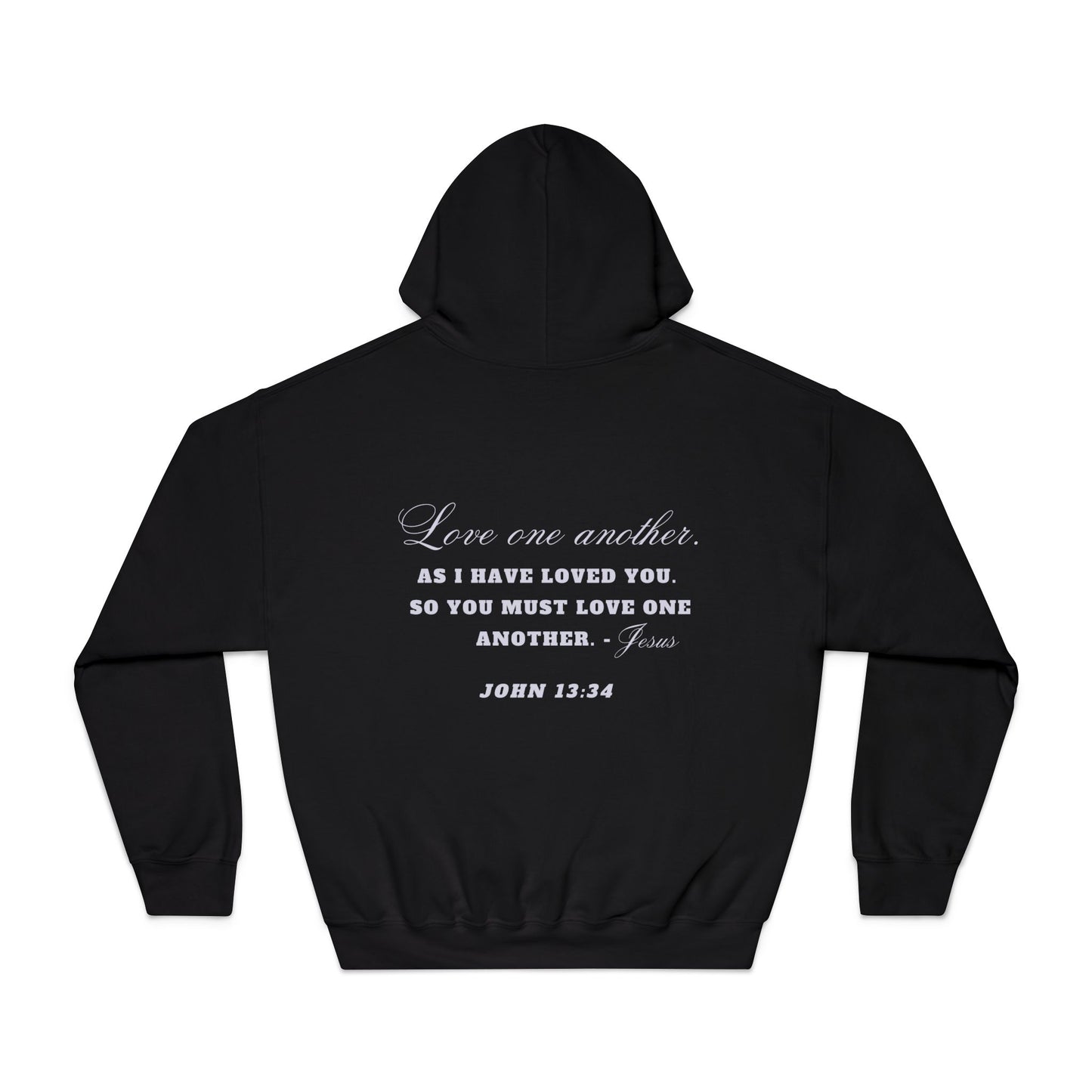 Love Like Jesus Hoodie Blue Text