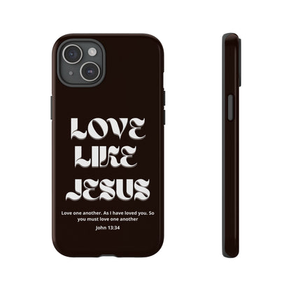 Love Like Jesus dark brown case