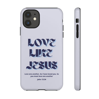 Love Like Jesus Blue Case