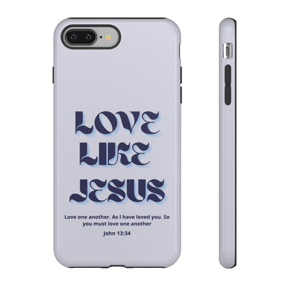 Love Like Jesus Blue Case