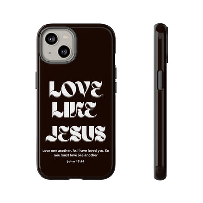 Love Like Jesus dark brown case