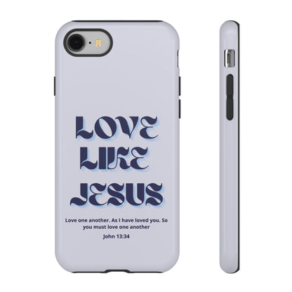 Love Like Jesus Blue Case