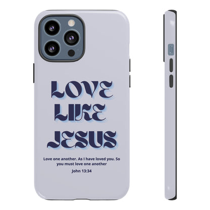 Love Like Jesus Blue Case