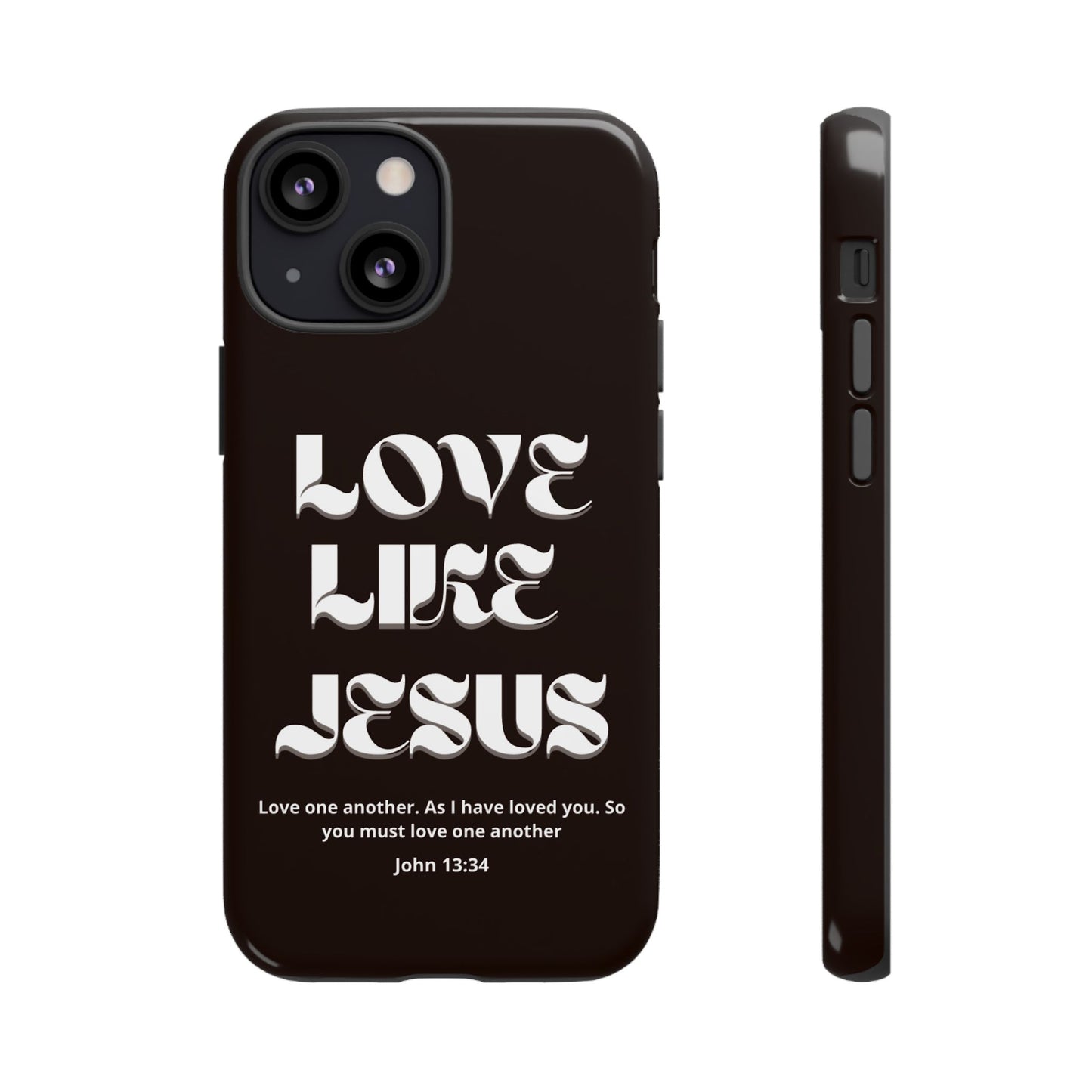 Love Like Jesus dark brown case