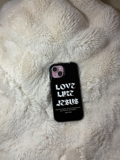 Love Like Jesus dark brown case